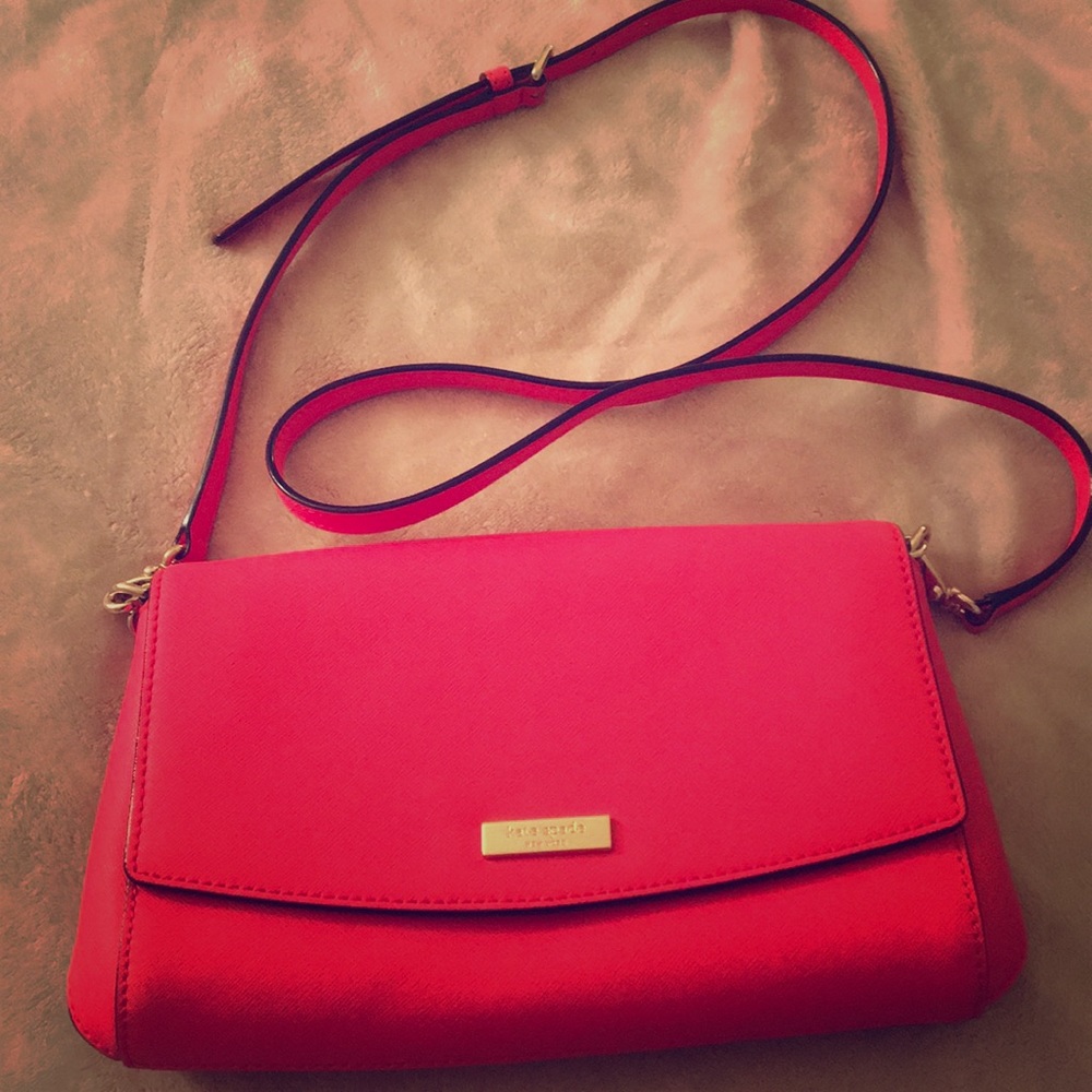 Kate spade coral laurel way bag